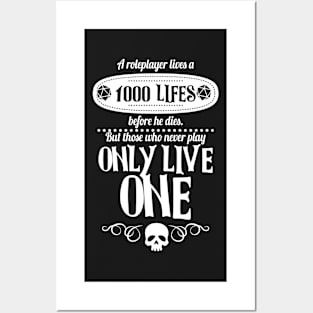 pen and paper 1000 lifes quote Posters and Art